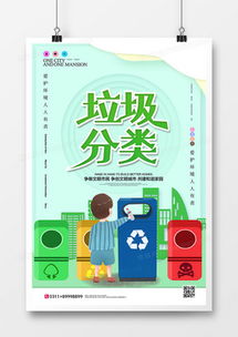 精品垃圾分类广告设计模板大全 高效制作，从熊猫办公开始