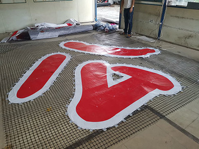 庆阳楼盘拉网字定制加工服务 专业广告设计解决方案